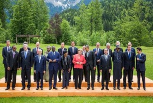 G7 summit, Angela Merkel center (--360nobs.com)