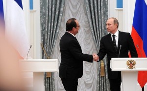 Francois Hollande, Vladimir Putin, Moscow, Nov 26, 2015